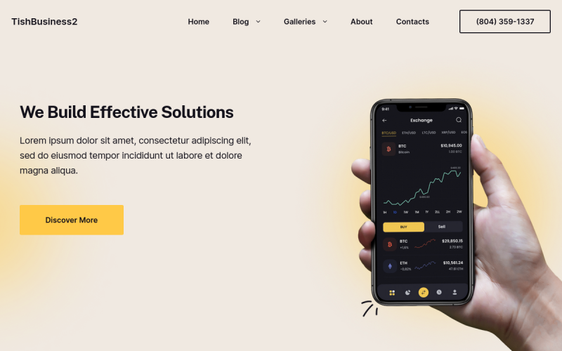TishBusiness2 - Thème WordPress d'entreprise