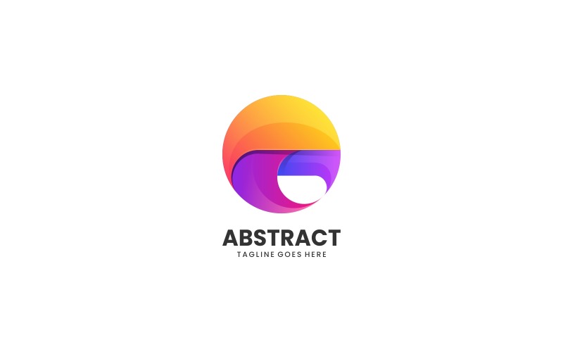 Abstracte kleurrijke logo-stijl 1