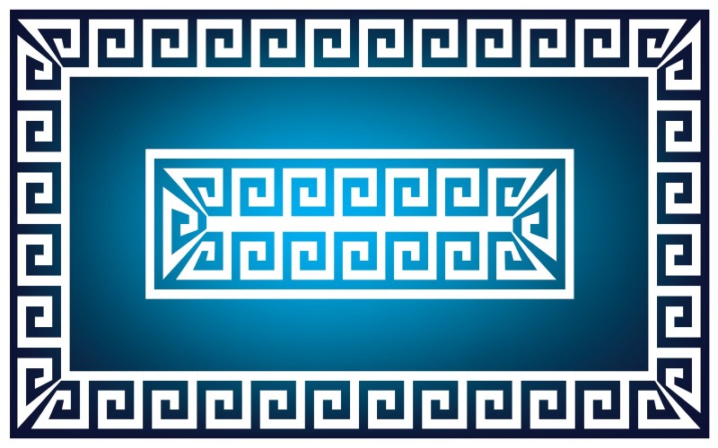 Blå HD-bakgrund med vit ram Bild 8048 pixlar * 4500 pixlar