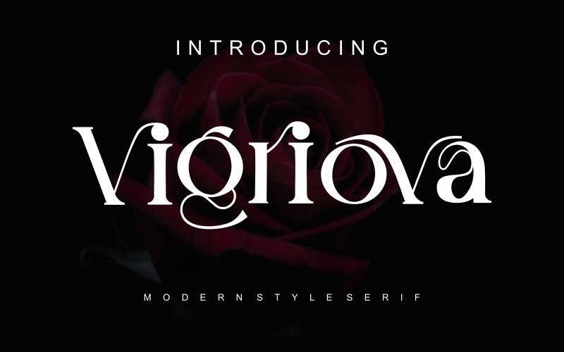 Vigriova - Modern Serif Yazı Tipleri