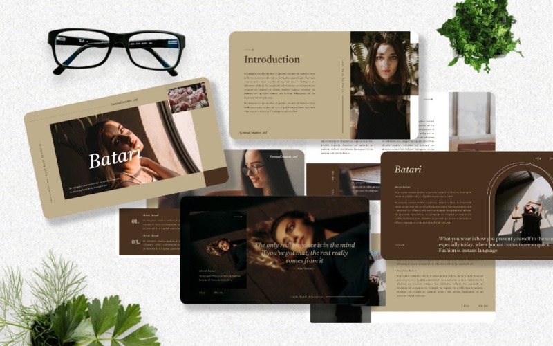 Batari - Lookbook-Googleslide-Vorlage