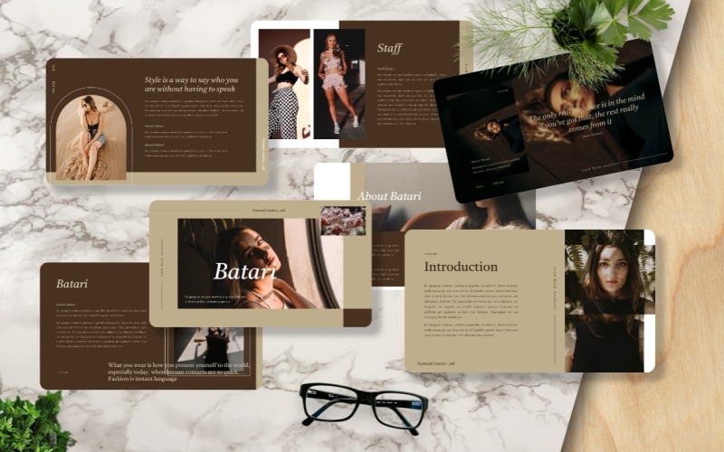 Batari - Lookbook Keynote-Vorlage