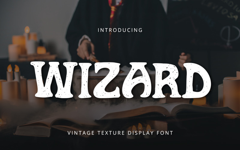 Wizard - Texture Display Font