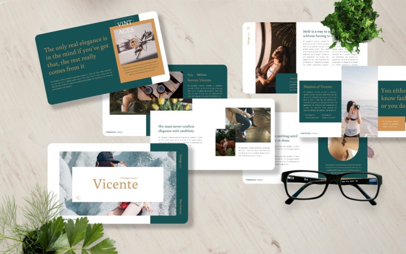 Vicente - Mode-Keynote-Vorlage