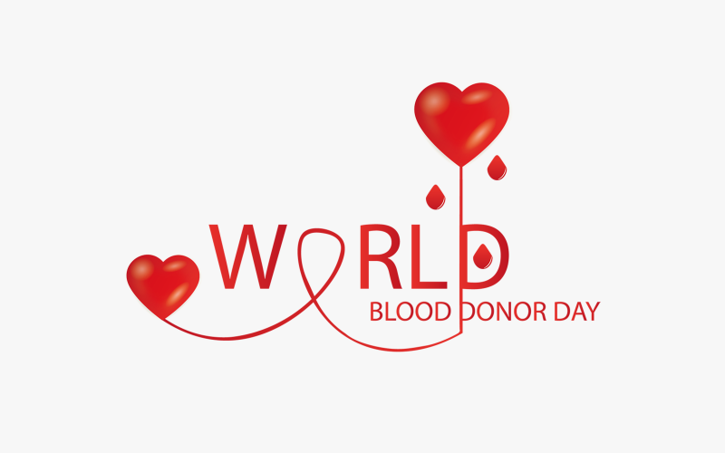 World Donor Day Design vektor