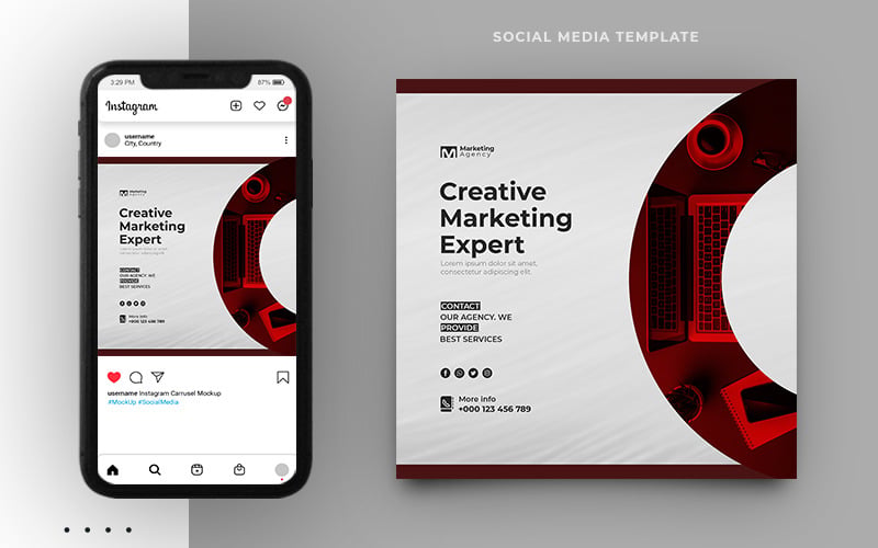 Digital Marketing Agency Corporate Social Media Post