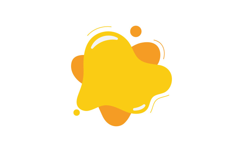 Diseño de vector plano líquido fluido moderno V1