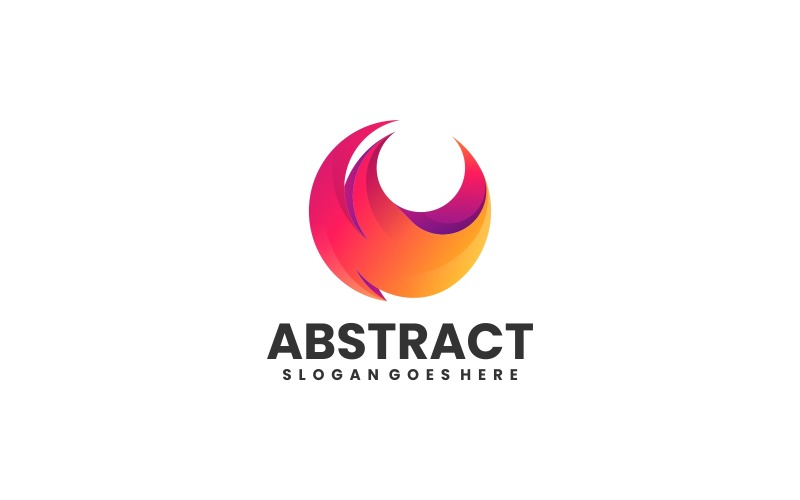 Abstract verloop Logo-ontwerp 6