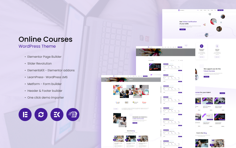 Courisa - Tema de WordPress para cursos en línea