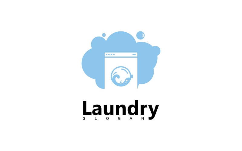 Дизайн логотипа стиральной машины V1