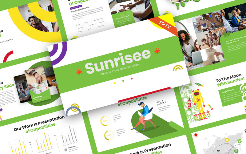 Sunrisee Multipurpose Creative PowerPoint-mall