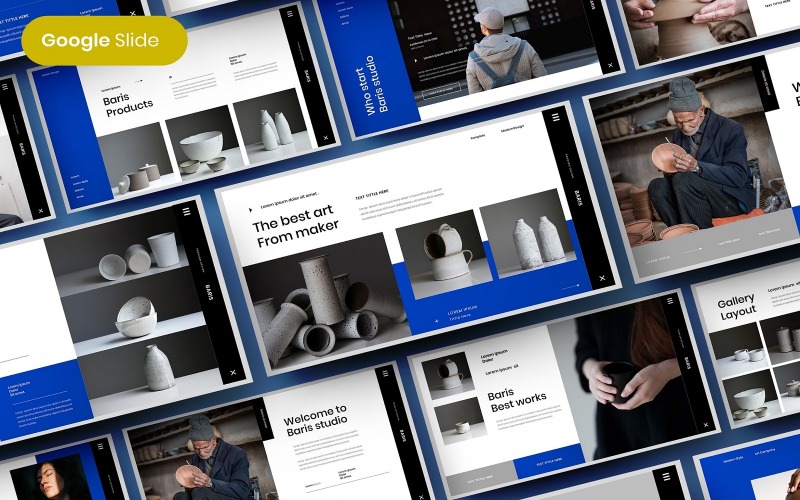 Bari - Modello di diapositiva Google aziendale