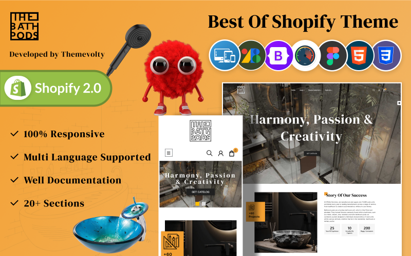 Bath Pods Store - Slaapkamer Hout Shopify 2.0 Responsive Theme