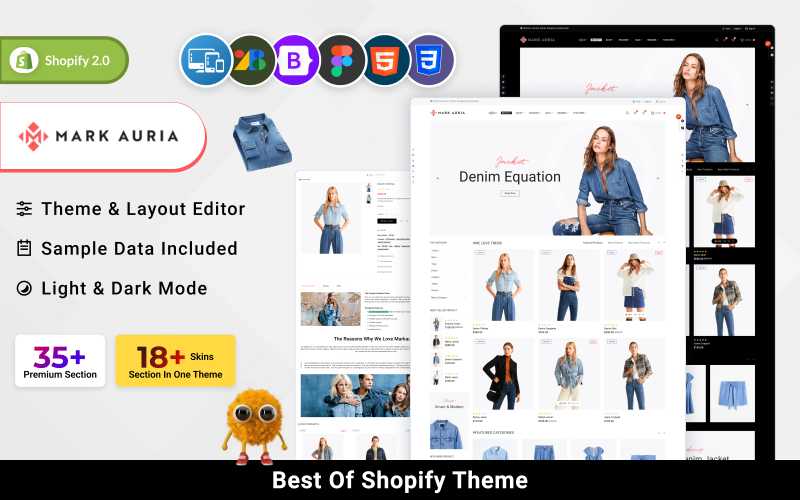 Mark Auria - Mega Mode, Kleidung und Stil Shopify 2.0 Premium Responsive Theme