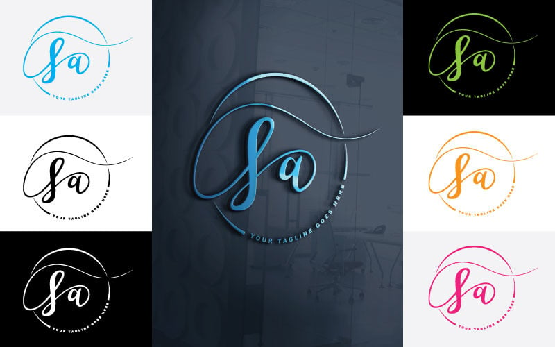 Photography SA Logo Design For Your Studio - Brand Identity