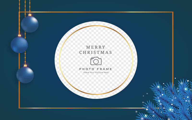 Kerst Fotolijst, Decoratie Ballen
