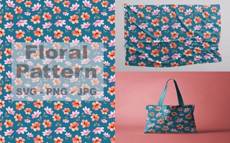 Seamless-Floral-Repeating Pattern