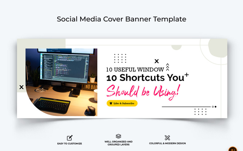Computer Tricks and Hacking Facebook Cover Banner Design-14