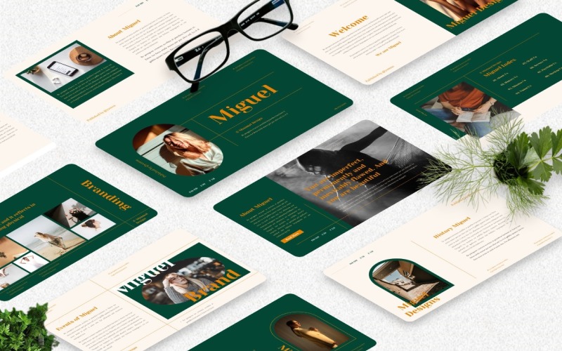 Miguel - Minimal Googleslide Template