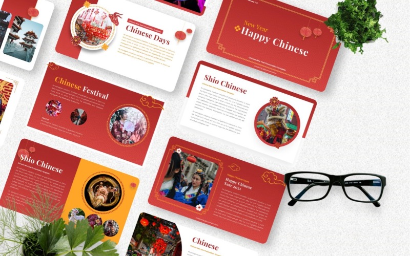 Shio - Keynote-Vorlage zum chinesischen Neujahr