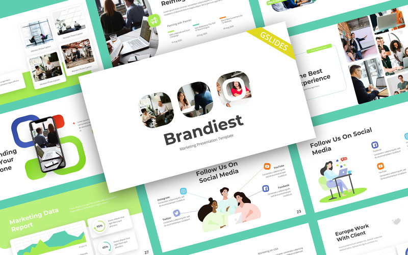 Brandiest Creative Marketing Google Slides Template