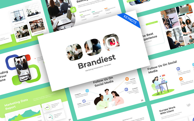 Brandiest Creative Marketing Keynote Template