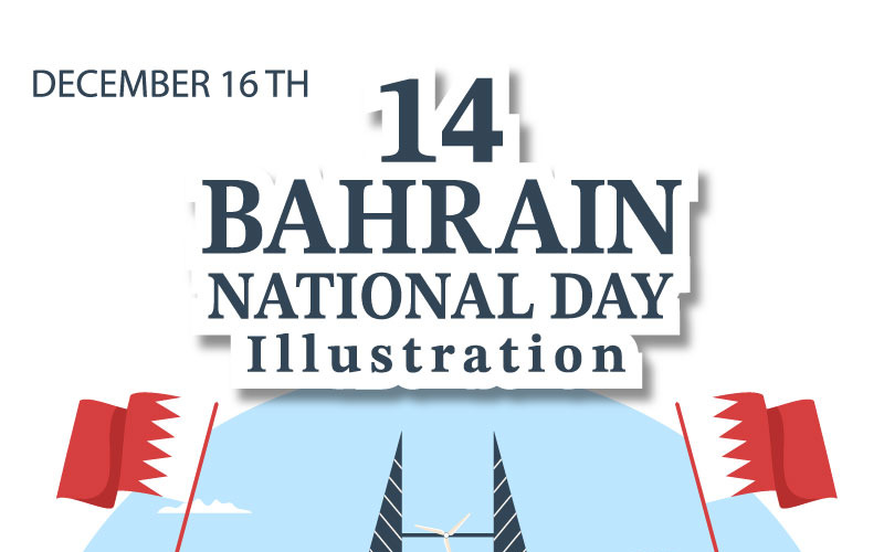 14 Ilustración del Día Nacional de Bahrein