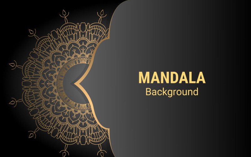 Dekoracyjny projekt mandali w stylu ramadan