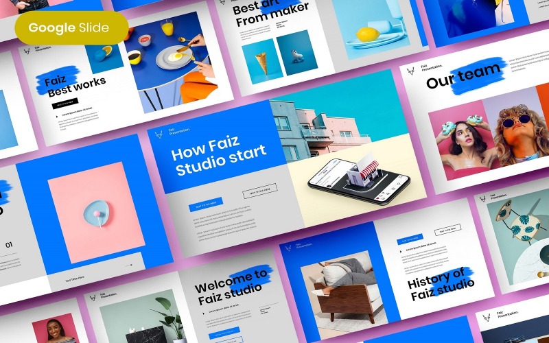 Faiz – Firemní šablona prezentace Google