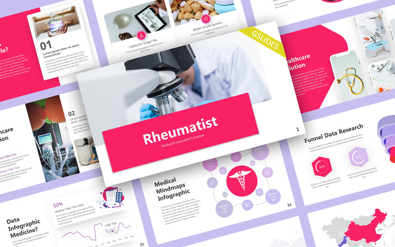 Medicin Medical Google Slides Template TemplateMonster