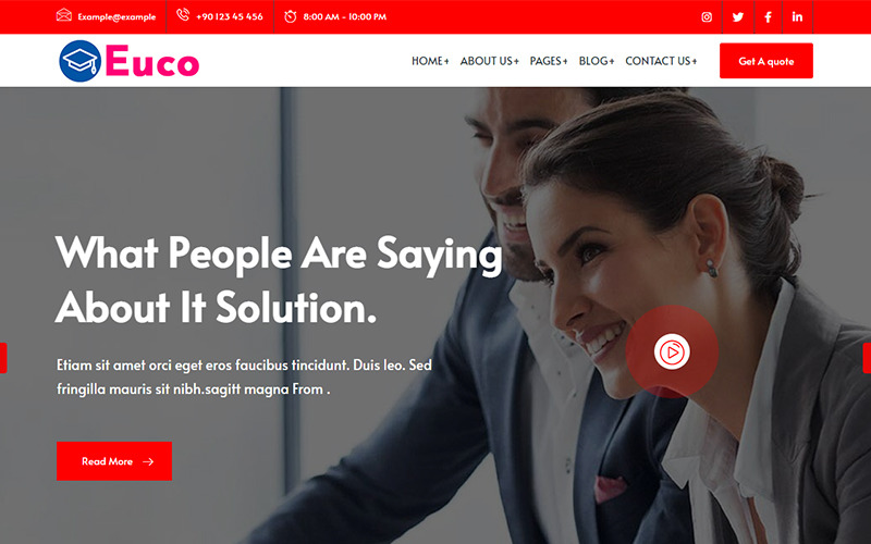 Téma WordPress Hazom - IT řešení a agentura pro digitální marketing