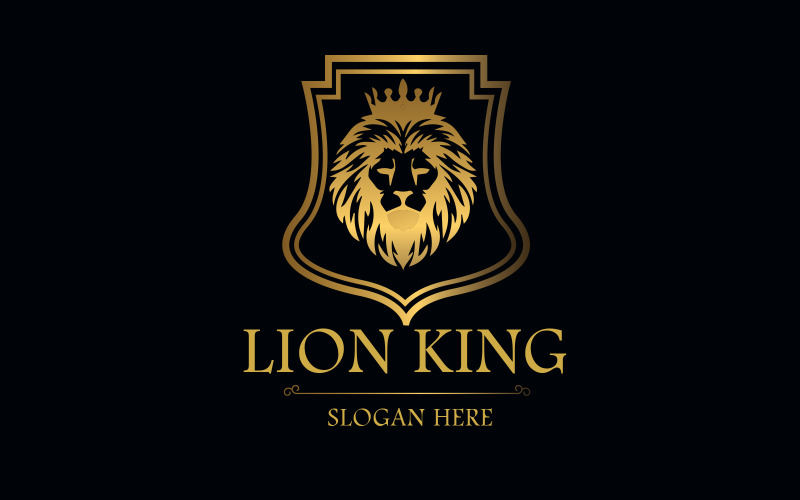 DIE Logo-Vorlage für den König der Löwen