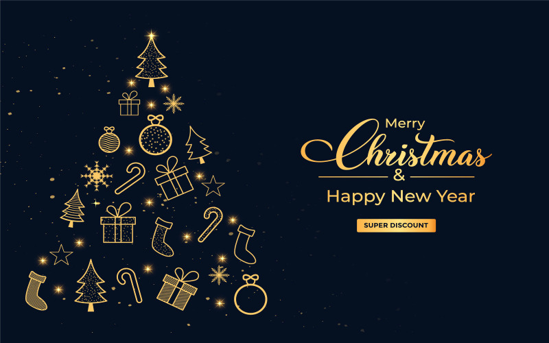 Premium Vector | Merry christmas text vector banner design. christmas and new  year holiday gift card and greeting
