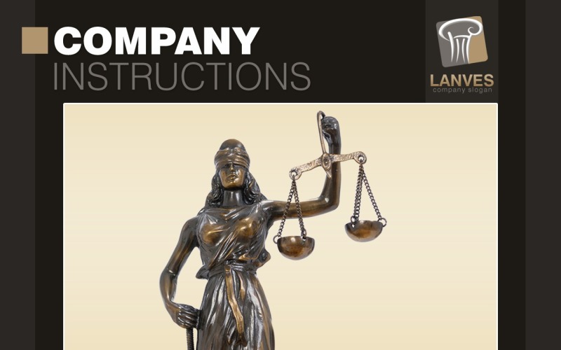 Modello PowerPoint #28325 Lawyer PowerPoint Template