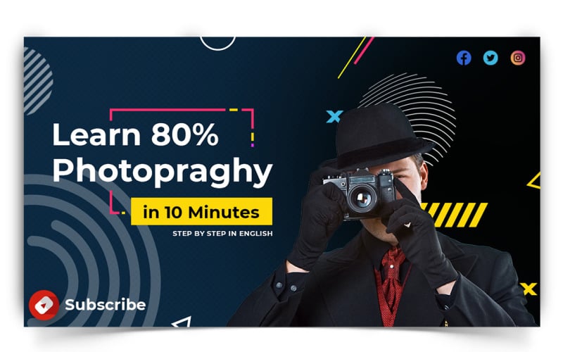 Photography YouTube Thumbnail Design Template-05