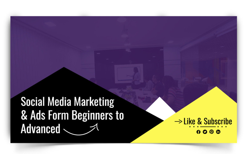 Social Media Workshop YouTube Thumbnail Design Template-20