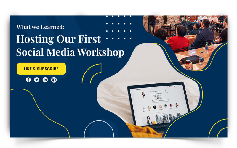 Workshop sui social media YouTube Thumbnail Design Template-08