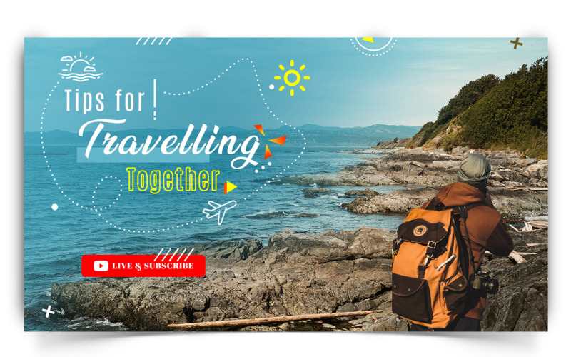 YouTube-Thumbnail-Designvorlage für Reisen und Touren-01