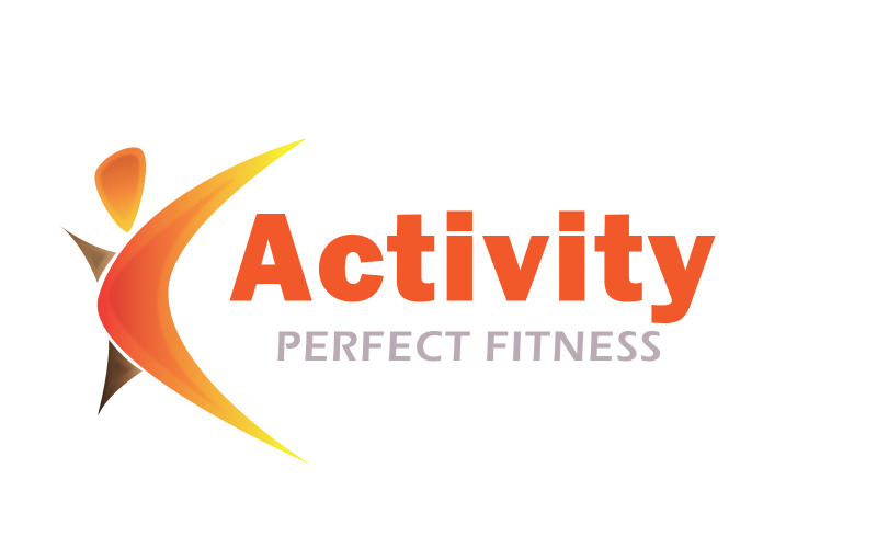 Centre d'activité Fitness Logo #283637 - TemplateMonster