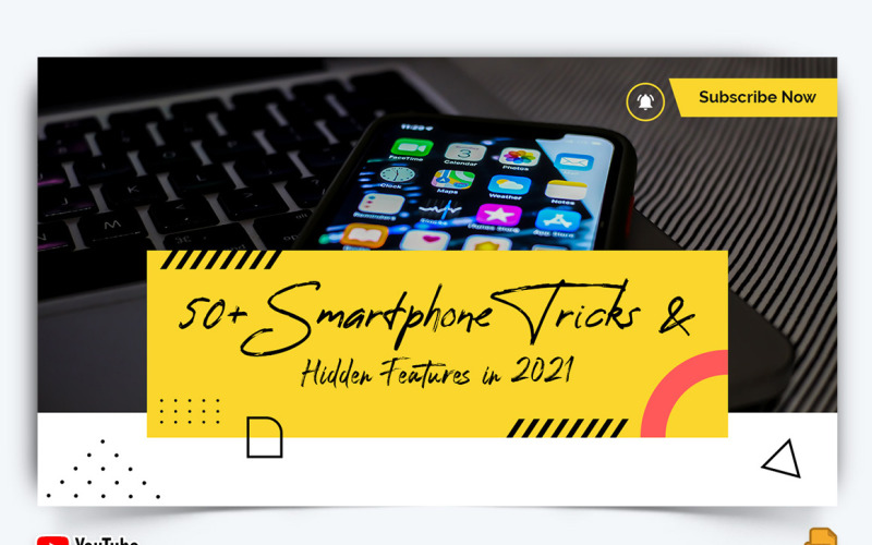 Mobile Tips Tricks YouTube Thumbnail Design -007