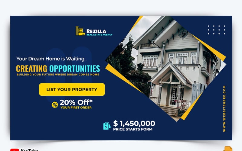 Real Estate YouTube Thumbnail Design -013