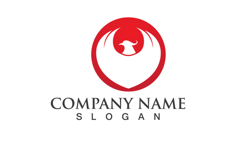 Phoenix Bird Logo Et Symbole Vector Element Design V8