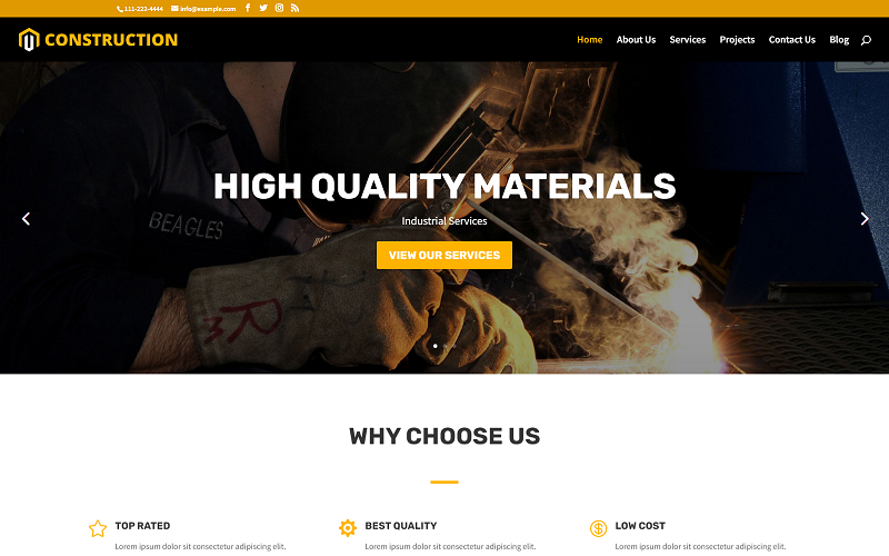 Budowa Budynek Divi Dziecko Motyw Wordpress
