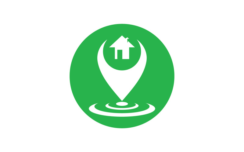 Locatie punt pictogram vectorillustratie V2