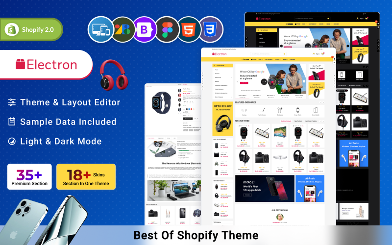 Electron Mega Electronics Super bestes Shopify 2.0-Theme