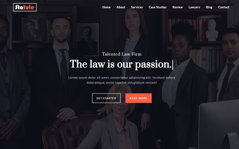 Statut - Szablon HTML dla prawników i kancelarii prawnych