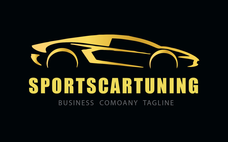 Logo di tuning per auto sportive aziendali