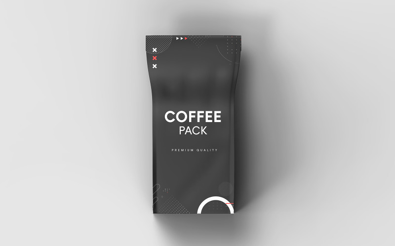 Mockup del pacchetto di caffè Vol 26