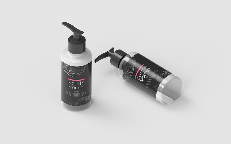 Mockup voor pompfles Vol 15