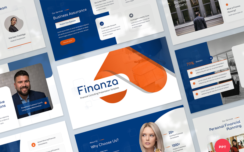 Doradztwo finansowe Prezentacja Szablony prezentacji PowerPoint
